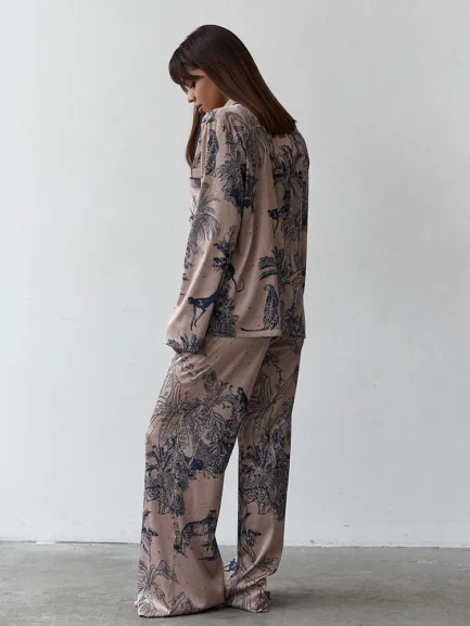Wild Jungle Print Sleepwear - Image 3