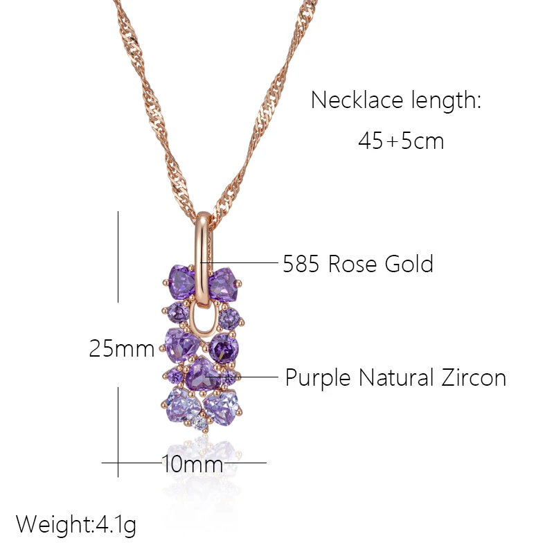 Crystal Flower Pendant Necklace